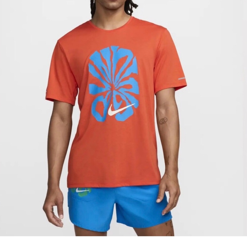 Mens Nike Rise 365 Run Energy Dri-FIT Running T-Shirt FZ1080-809 new